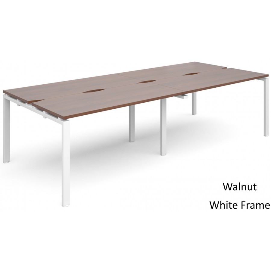 Adapt 1200mm Deep Sliding Top Double Back to Back Bench Desk